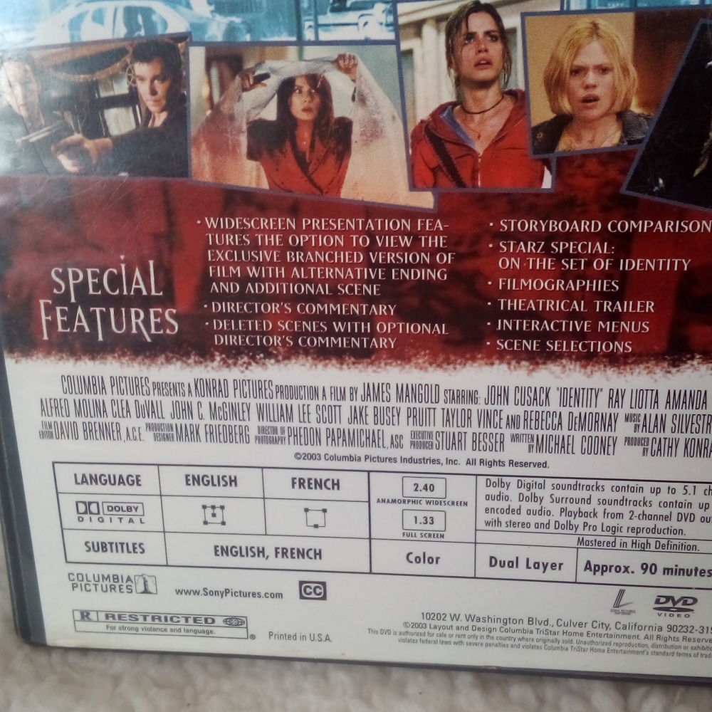 DVD - R - IDENTITY - Picture 5 of 5